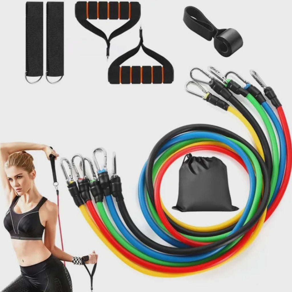 Resistance-band set shown in a gentle animated product view