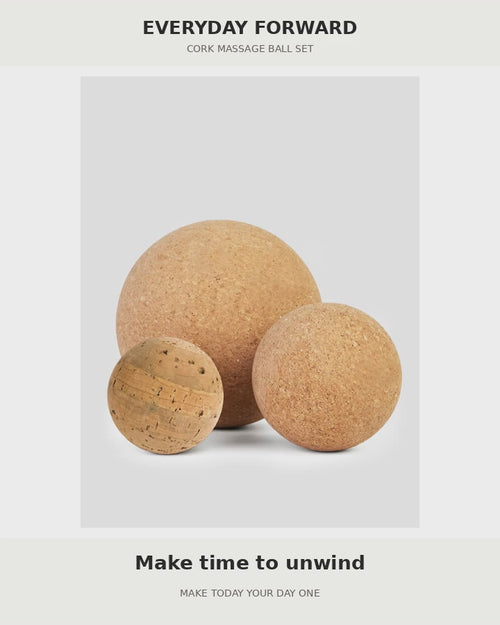 Everyday Forward cork massage ball set product showcase